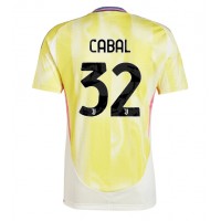 Camiseta Juventus Juan Cabal #32 Visitante Equipación 2024-25 manga corta